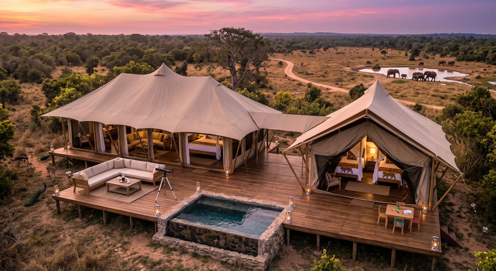 Family Wilderness Lodge - Monarch Imperial Glamping